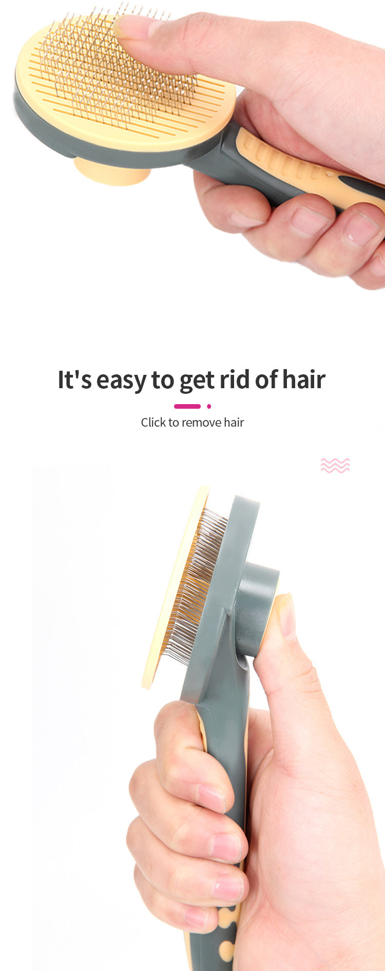 Self-Cleaning Comb