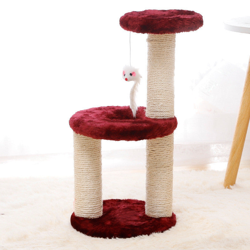 Cat Climbing Tower