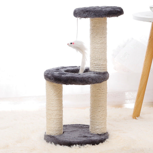 Cat Climbing Tower