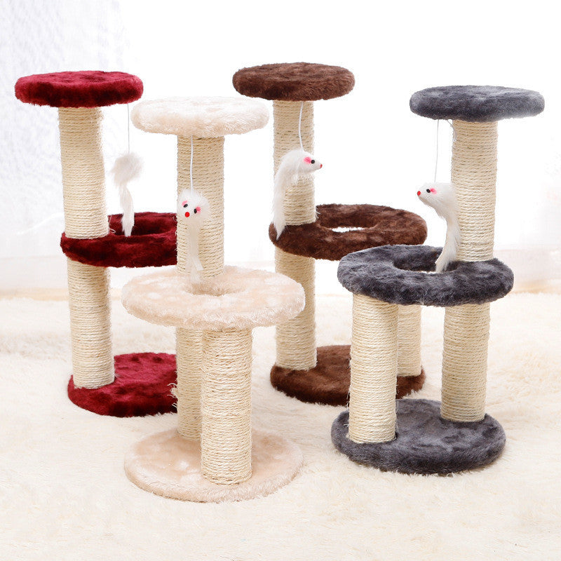 Cat Climbing Tower
